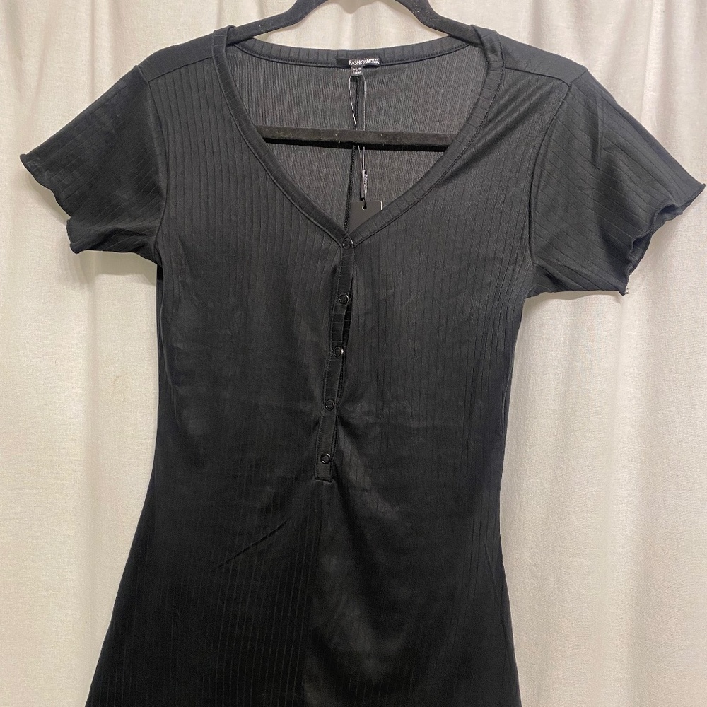 Fashion Nova black romper